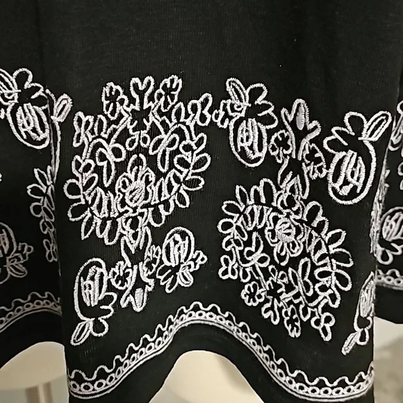 Cupio long sleeved open sweater black & white soft & Comfy NWT - Picture 7 of 13